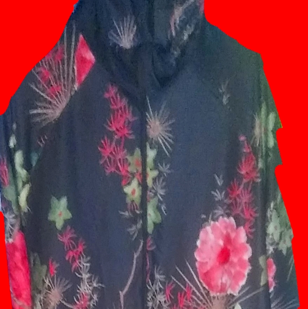 Vintage robe gown mumu housecoat costume